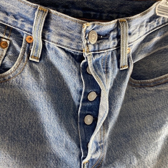 Levi’s 501 Skinny Slim Straight High Rise Jeans - Picture 6 of 13